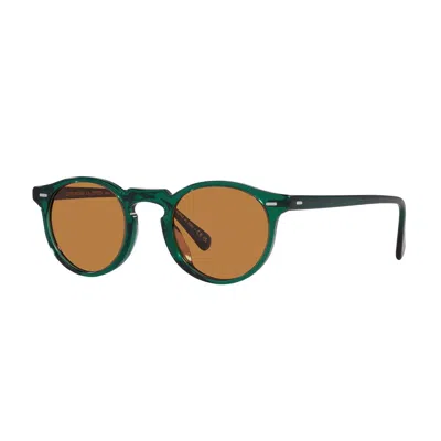 Oliver Peoples Ov5217s Gregory Peck Limited Edition Sunglasses In 176353 Green