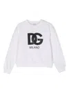 Dolce & Gabbana Kids' Dg Cotton Sweatshirt In White