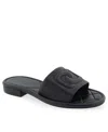 Aerosoles Jilda Slide Sandal In Black Leather