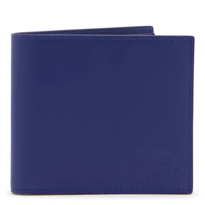 Burberry Blue Calf Leather Wallet