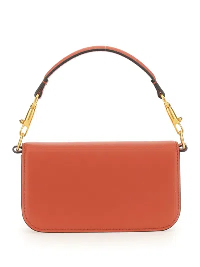 Valentino Garavani Shoulder Bag "locò" Small In Orange