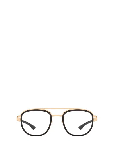 Ic! Berlin Eyeglasses In Rose - Gold - Black
