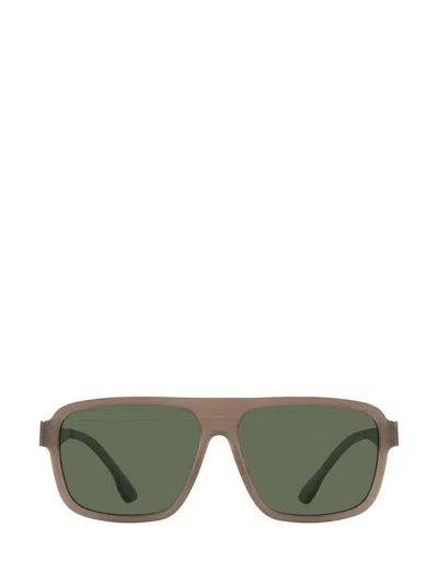 Ic! Berlin Sunglasses In Walnut Rough