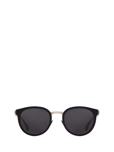 Ic! Berlin Sunglasses In Bronze - Black - Rough