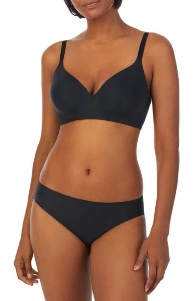 Le Mystere Signature Comfort Wireless Bra In Black