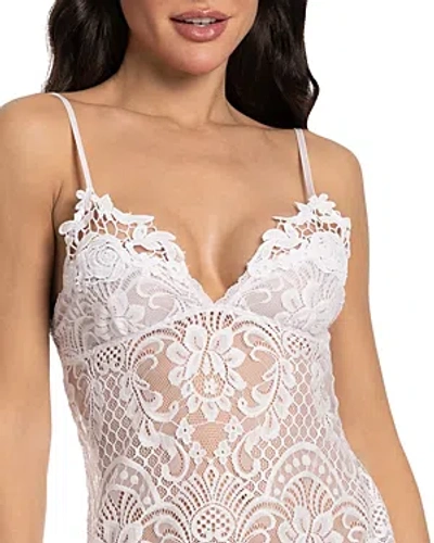 In Bloom By Jonquil Breathless Sheer Lace Chemise In Hushed Lilac