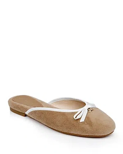 Dee Ocleppo Athens Terry-cloth Mules In Taupe
