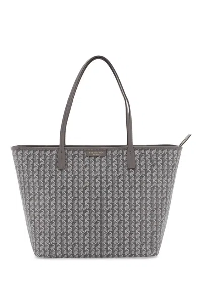 Tory Burch Ever-ready Shopping Bag In Zinc (grey)