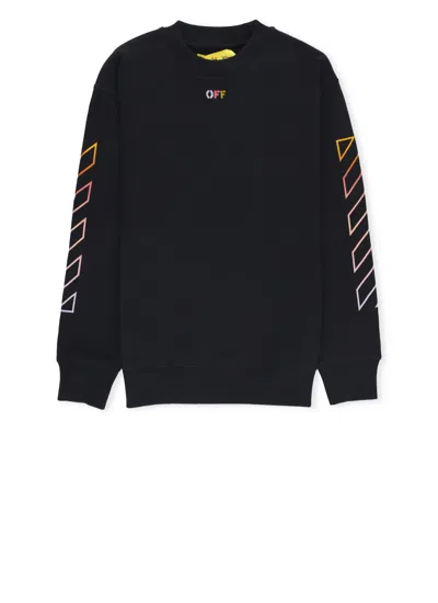 Off-white Kids' Arrow Sweatshirt In Black