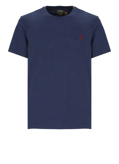 Ralph Lauren Pony T-shirt In Blue