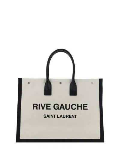 Saint Laurent Handbags In Greggio/nero/nero/ne