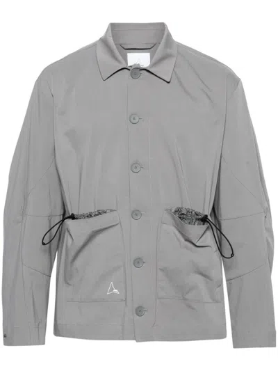 Roa Chore Button-up Shirt In Gray