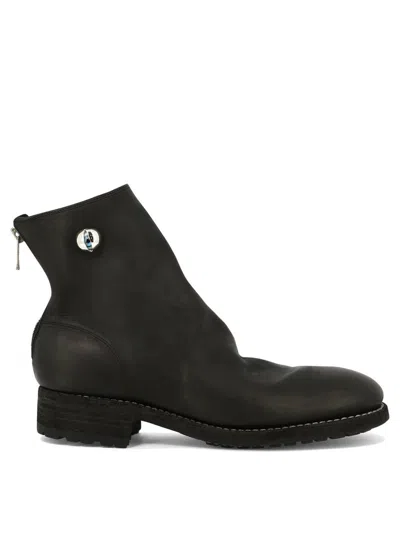 Undercover " X Guidi" Ankle Boots In Black