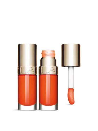 Clarins Lip Oil Power Of Colour Yellow 21 In White