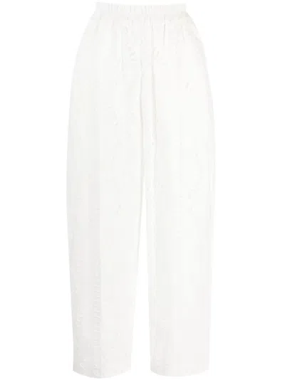 Charo Ruiz Lya Wide-leg Trousers In White