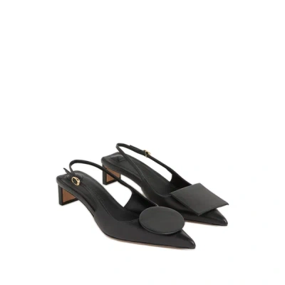 Jacquemus Les Slingbacks Duelo B In Black