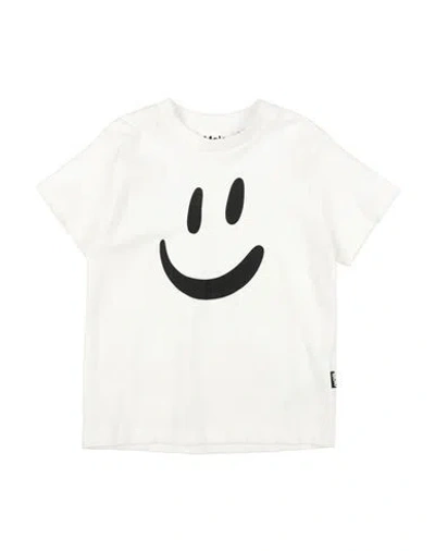 Molo Babies'  Toddler Girl T-shirt White Size 7 Organic Cotton