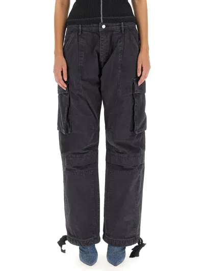 M05ch1n0 Jeans Cargo Pants In Nero