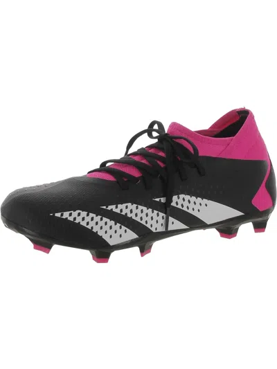 Adidas Originals Predator Accuracy.3 Fg Mens Textured Comfort Insole Soccer Shoes In Pink