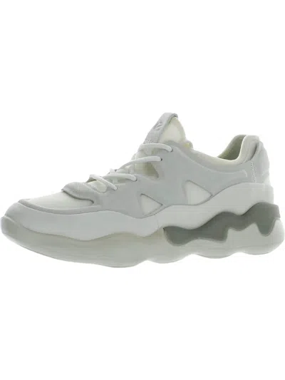 Ecco Elo Womens Leather Performance Athletic And Training Shoes In White