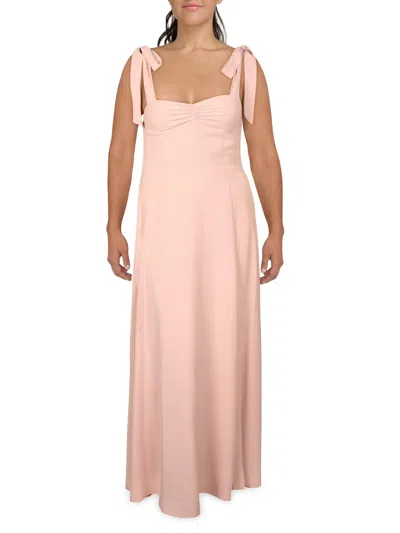 Alexia Admor Arya Womens Sweetheart Neckline Long Maxi Dress In Pink