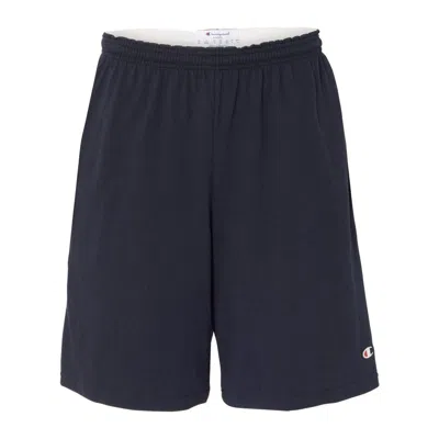Champion Cotton Jersey 9 Shorts With Pockets In Black