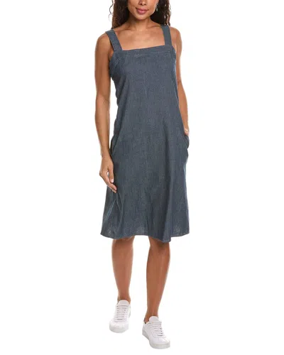 Eileen Fisher Midi Dress In Blue