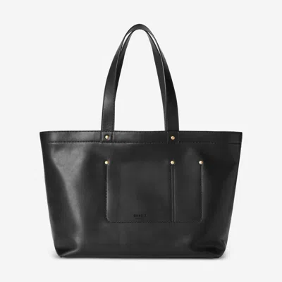 Shinola The Pocket Natural Leather Tote 20217379-bl In Black