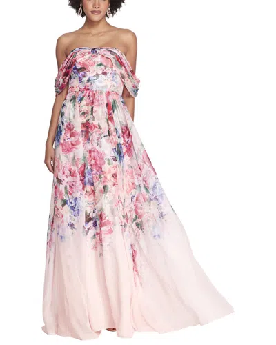 Marchesa Notte Gown In Pink