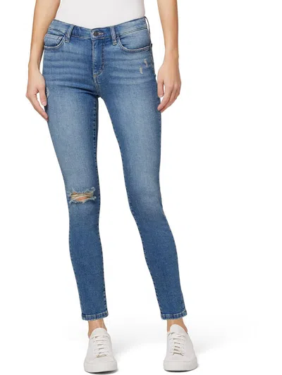 Joe's Womens Ankle Destroyed Skinny Jeans In Multi