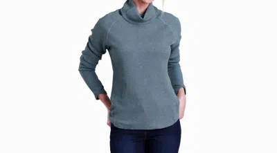 Kuhl Petra Turtleneck Top In Evergreen In Blue