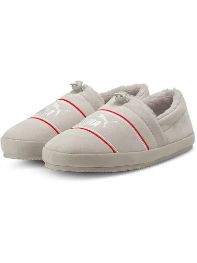 Puma Tuff Mocc Jersey Mens Slip On Flat Moccasin Slippers In Gray