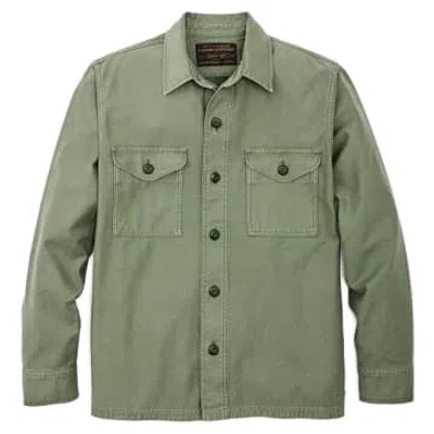 Filson Cotton Overshirt For In Green