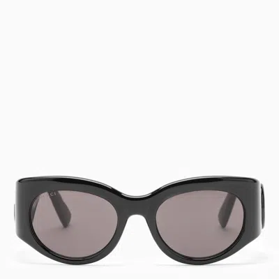 Gucci Oval Black Sunglasses Women