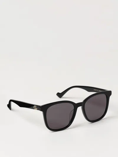 Gucci Sunglasses Woman Grey Woman In Gray