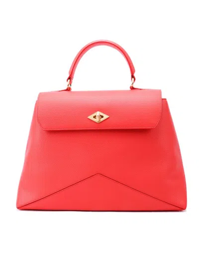 Ballantyne Diamond Tote Bag In Red