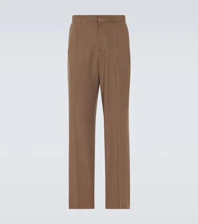 Our Legacy Borrowed Wide-leg Trousers In Brown