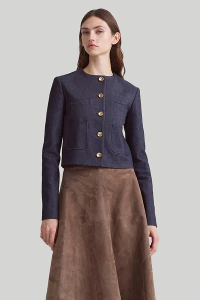 Altuzarra 'bernadette' Jacket In Berry Blue