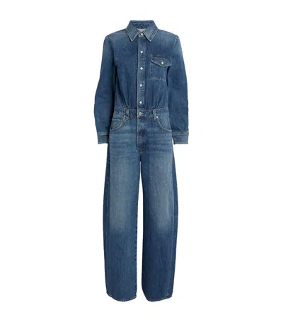 Citizens Of Humanity Denim Maisie Jumpsuit In Blue