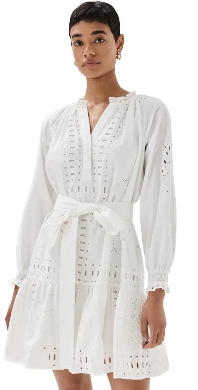 Rails Saylor Cotton Wrap Dress In White