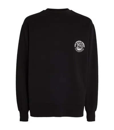 Oamc Apollo Crewneck Sweatshirt In Black