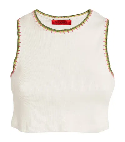 Max & Co X Souvenirs Of Life Tank Top In White