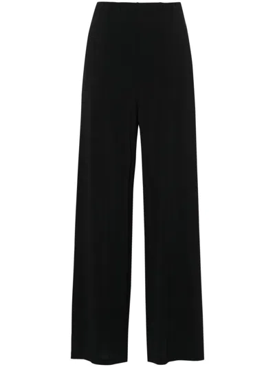 Wolford Crepe Flared Trousers In Black