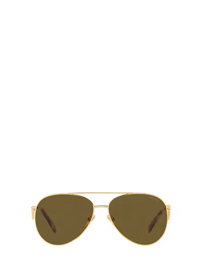 Prada Eyewear Sunglasses In Gold