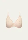 Chantelle Norah Molded Lace Bra In Nude