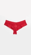 HANKY PANKY AFTER MIDNIGHT CHEEKY HIPSTER PANTIES RED,HANKY40834