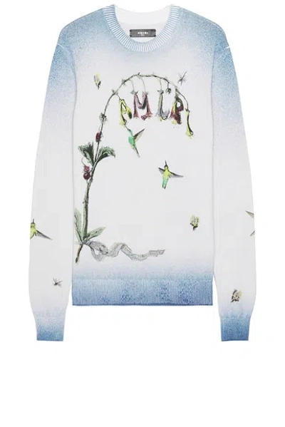 Amiri Hummingbird Motif-embroidered Motif In Weiss