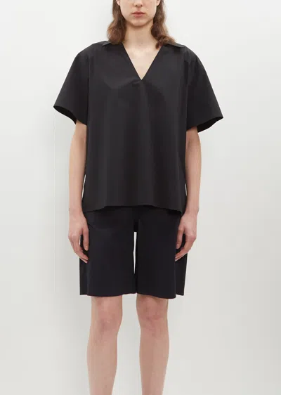 Veilance Eave V-neck Shirt In Black