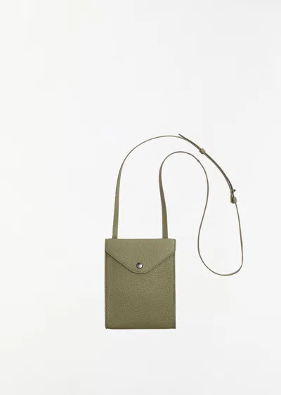 Lemaire Envelope With Strap In Dusty Khaki