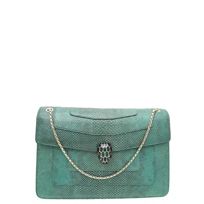 Bvlgari Metallic Karung Serpenti Forever Medium Shoulder Bag In Multi